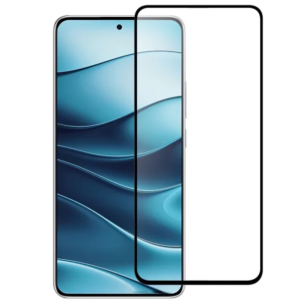 Стъклен Протектор OG Full Glue 6D за Xiaomi Redmi Note 14 4G / Redmi Note 14 5G, Черен 1