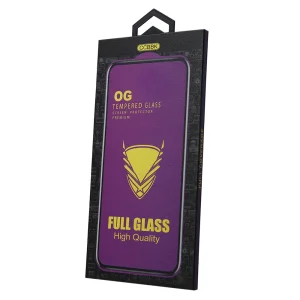 Стъклен Протектор OG Full Glue 6D за Xiaomi Redmi Note 14 4G / Redmi Note 14 5G, Черен 3