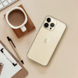 Silicone case for iPhone 15 Pro, 2mm, Transparent 3