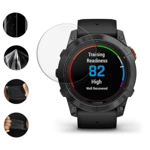 Hydrogel screen protector for Garmin Fenix 7 Pro watch