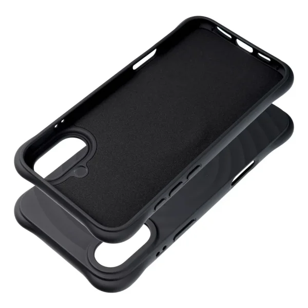 Zephyr Mag Cover Silicone Case for iPhone 16, Black 2