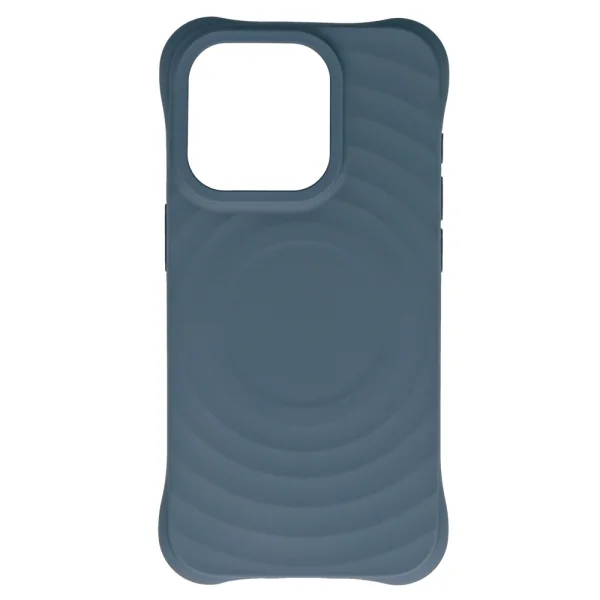 Силиконов калъф Zephyr Mag Cover за iPhone 16 Pro, Син 3