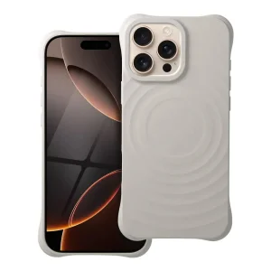 Силиконов калъф Zephyr Mag Cover за iPhone 16 Pro, Сив