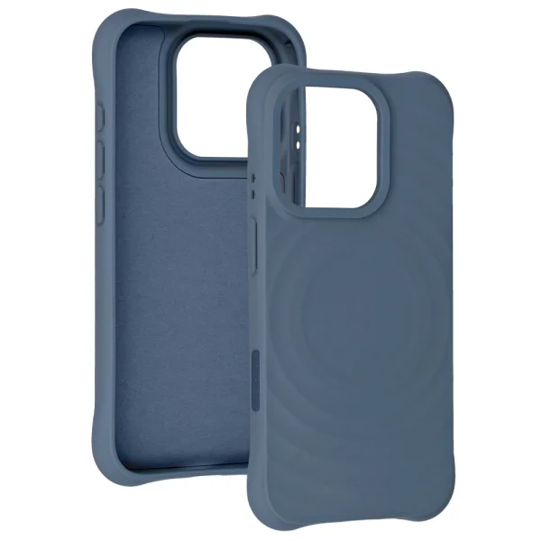 Silicone case Zephyr Mag Cover for iPhone 16 Pro Max, Blue 2