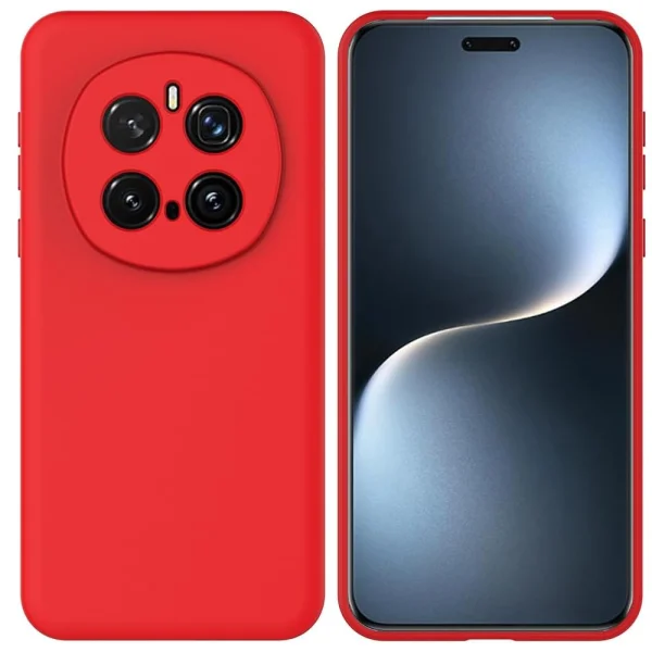 Силиконов калъф Silicone Lite за Honor Magic7 Pro, Червен 3