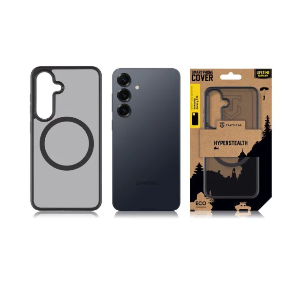 Shockproof case Tactical MagForce Hyperstealth for Samsung Galaxy S25, Graphite 3