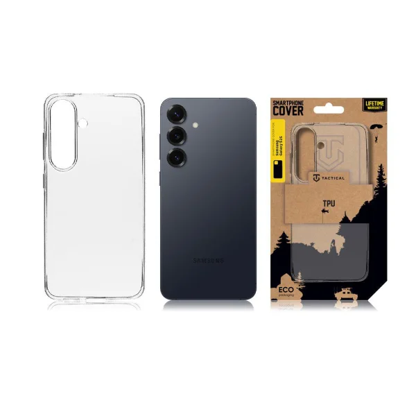 Tactical Silicone Case for Samsung Galaxy S25, Transparent 3