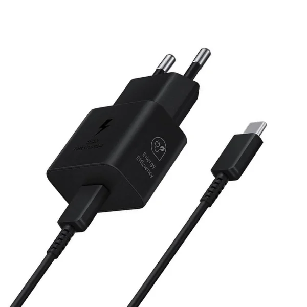 Samsung Charger, USB-C, 25W, EP-T2510XBEGEU, Super Fast, with Type-C to Type-C cable, Black 2