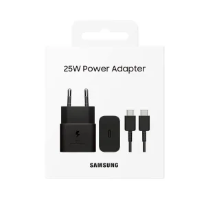 Samsung Charger, USB-C, 25W, EP-T2510XBEGEU, Super Fast, with Type-C to Type-C cable, Black 6