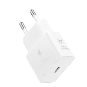 Samsung Charger, USB-C, 25W, EP-T2510XWEGEU, Super Fast, with Type-C to Type-C cable, White 3