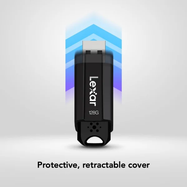Флаш памет LEXAR JumpDrive S80, 128GB, USB 3.2, 150/25 MB/s, Gen 1, AES-256, Черен 4