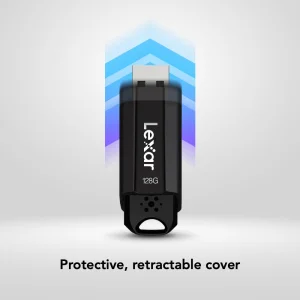 Флаш памет LEXAR JumpDrive S80, 128GB, USB 3.2, 150/25 MB/s, Gen 1, AES-256, Черен 4