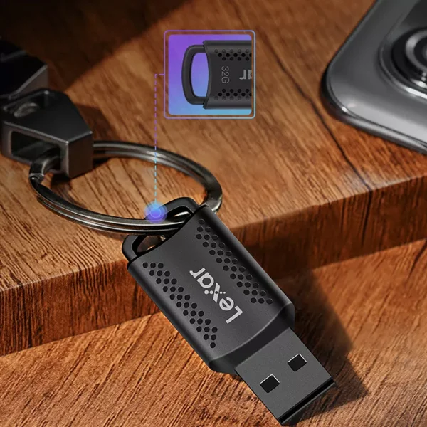 Флаш памет LEXAR JumpDrive V400, 32GB, USB 3.0, 100 MB/s, Черен 5