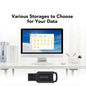 Флаш памет LEXAR JumpDrive V400, 32GB, USB 3.0, 100 MB/s, Черен 4