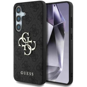 GUESS Case, PU 4G Metal Logo for Samsung Galaxy S25, GUHCS25S4GMGGR, Gray