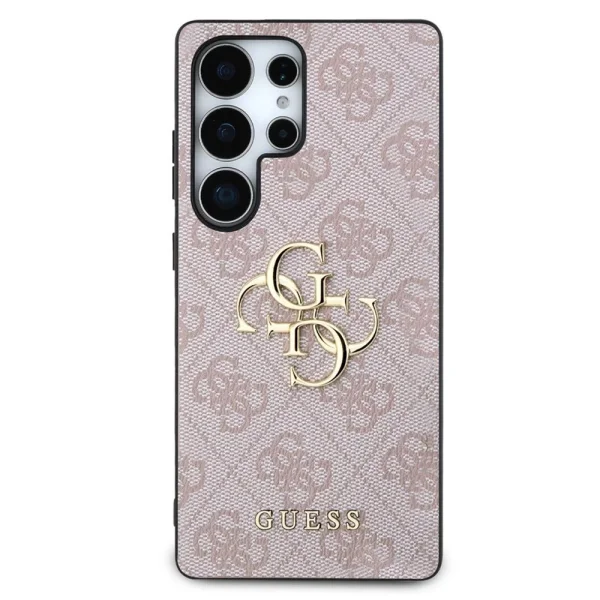 Калъф GUESS, PU 4G Metal Logo за Samsung Galaxy S25 Ultra, GUHCS25L4GMGPI, Розов 3