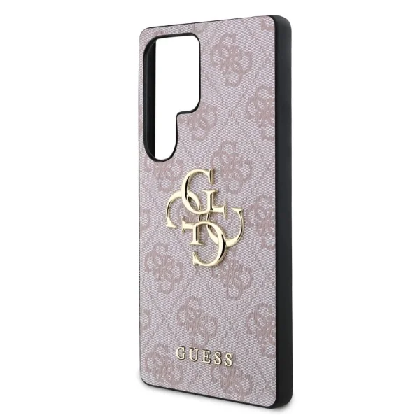Калъф GUESS, PU 4G Metal Logo за Samsung Galaxy S25 Ultra, GUHCS25L4GMGPI, Розов 2