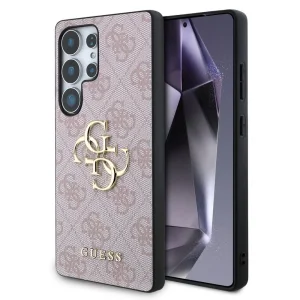 Калъф GUESS, PU 4G Metal Logo за Samsung Galaxy S25 Ultra, GUHCS25L4GMGPI, Розов