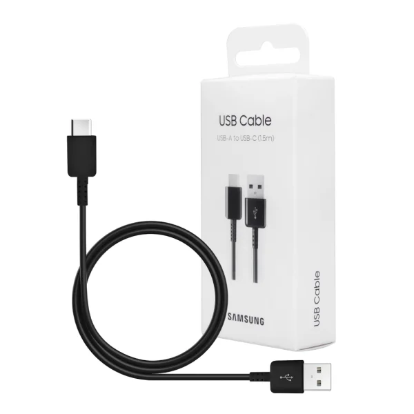 Кабел Samsung от USB-A към Type-C, 1.5m, EP-DG930IBEGWW, Черен 1