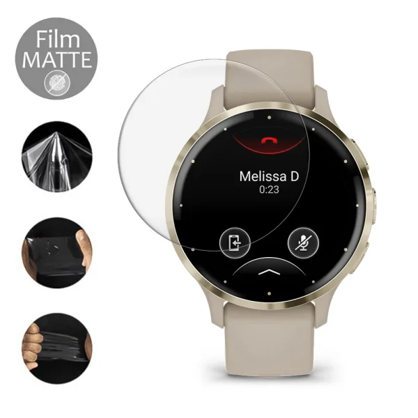Hydrogel protector MATTE for watch Garmin Venu 3S 1