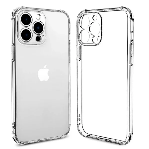 Anti Shock Silicone Case for iPhone 12 Pro, Transparent 1