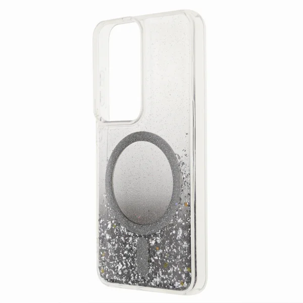 Shockproof case Moonlite MagSF for Samsung Galaxy S25, Black - transparent 1