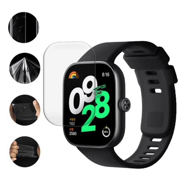 Hydrogel watch protector for Xiaomi Redmi Watch S4 1