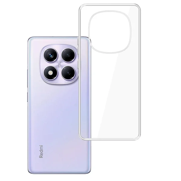 Силиконов калъф за Xiaomi Redmi Note 14 Pro 4G, 0.5mm, Прозрачен 2