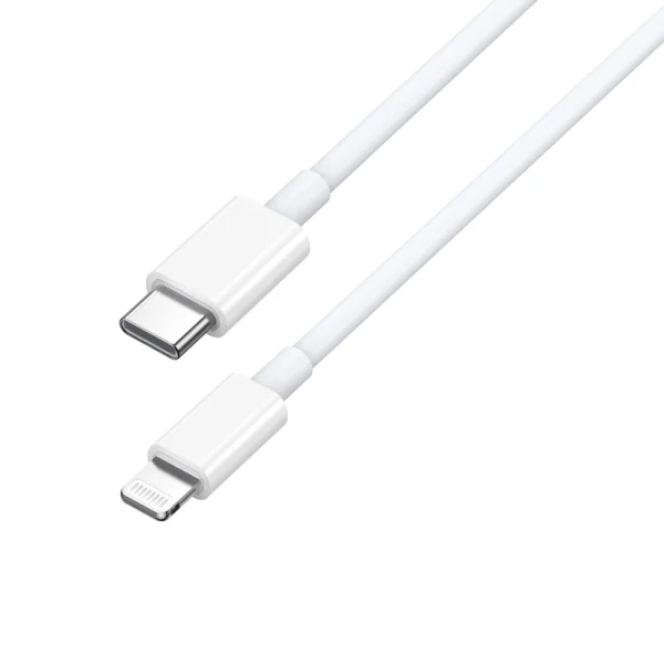 Wall Charger 220V MOONX MC03, PD, 20W, 1xUSB-C, with USB-C to Lightning cable, White 4