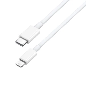 Wall Charger 220V MOONX MC03, PD, 20W, 1xUSB-C, with USB-C to Lightning cable, White 4