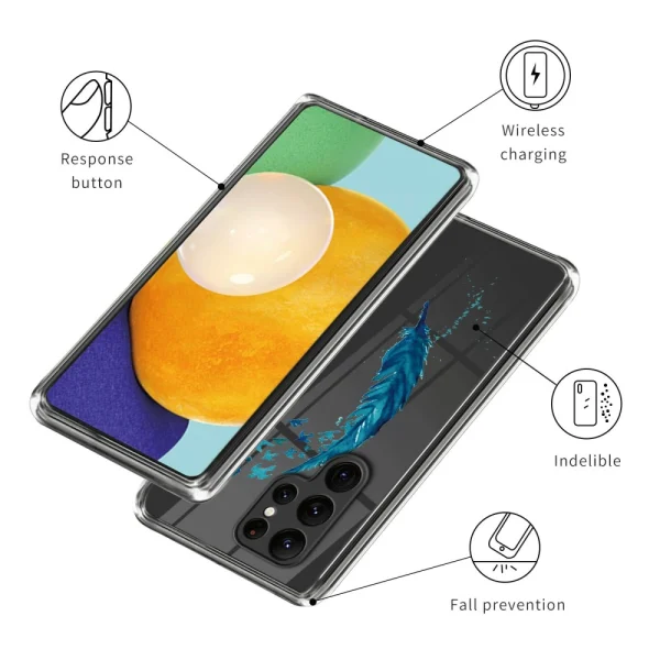 Silicone case for Samsung Galaxy S24 Ultra, Feather 3