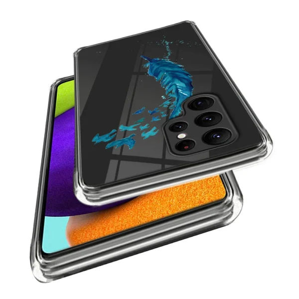 Silicone case for Samsung Galaxy S24 Ultra, Feather 2