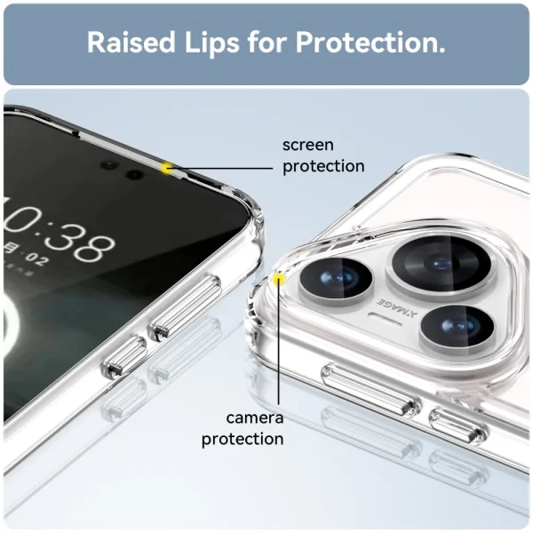Силиконов калъф Candy за Huawei Pura 70, Прозрачен 4