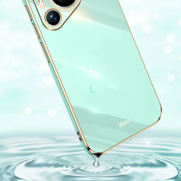 Силиконов калъф XINLI за Huawei Pura 70, Зелен 3