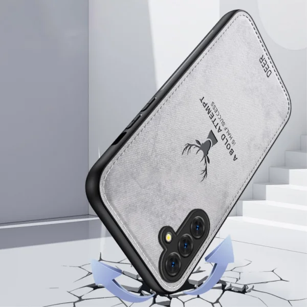 Удароустойчив калъф Soft Deer за Samsung Galaxy S24 Plus, Сив 2