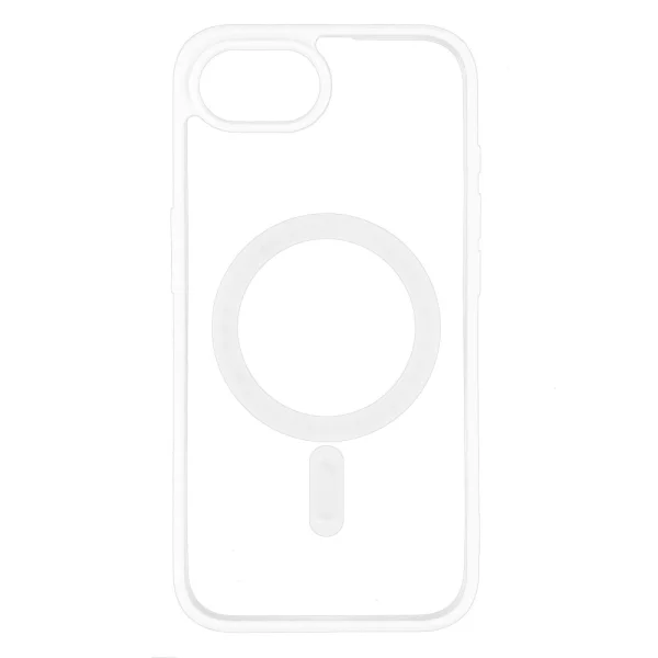 Shockproof case Acrylic Color MagSF for iPhone 16e/17e, White 2