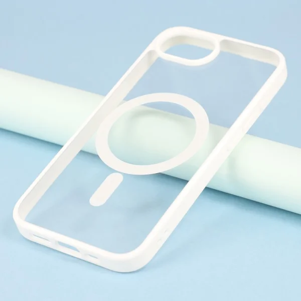 Shockproof case Acrylic Color MagSF for iPhone 16e/17e, White 3