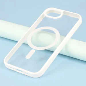 Shockproof case Acrylic Color MagSF for iPhone 16e/17e, White 3