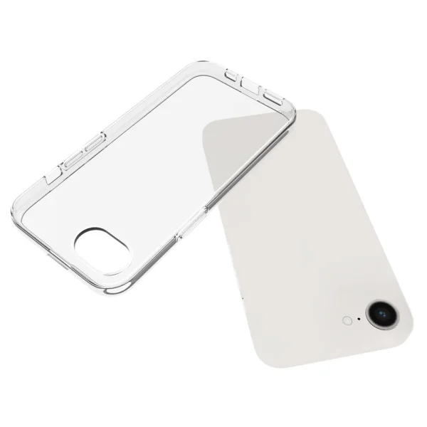 Силиконов калъф за iPhone 16e/17e, Прозрачен 2