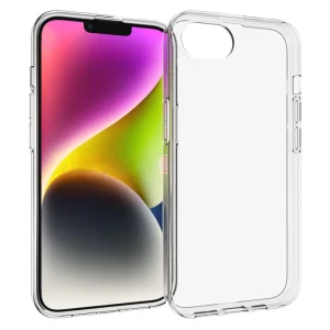Силиконов калъф за iPhone 16e/17e, Прозрачен