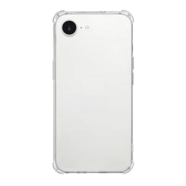 Silicone Case Anti Shock for iPhone 16e/17e, 1.5mm, Transparent 2
