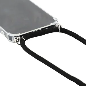 Shockproof Silicone Case for iPhone 16e/17e, lanyard, Transparent 4
