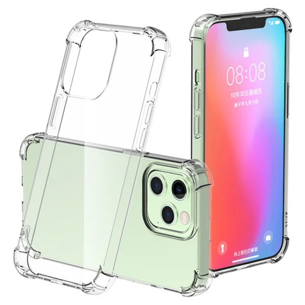 Shockproof Silicone Case for Honor X6b 4G, Transparent 1