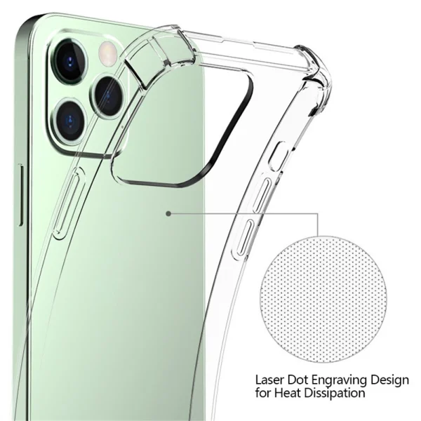 Shockproof Silicone Case for Honor X6b 4G, Transparent 3
