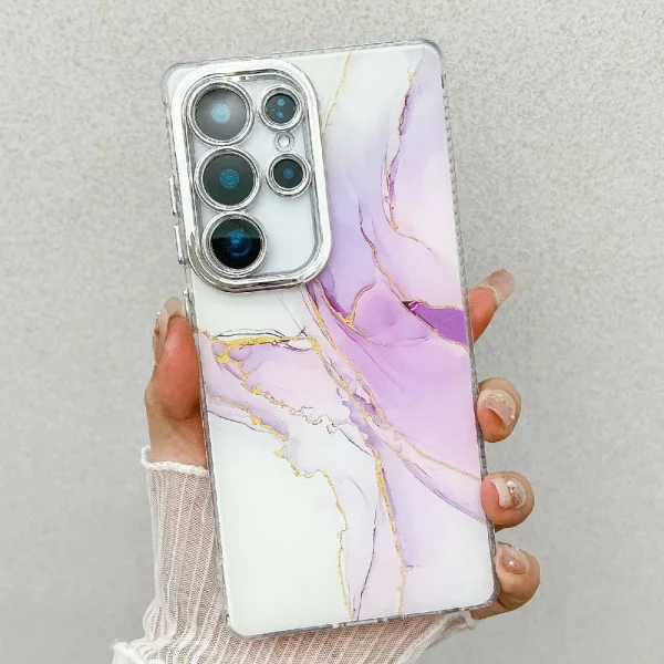 Удароустойчив калъф IMD Foil за Samsung Galaxy S25 Ultra, Мрамор 2