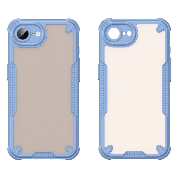 Удароустойчив калъф Frosted за iPhone 16e/17e, Син 2