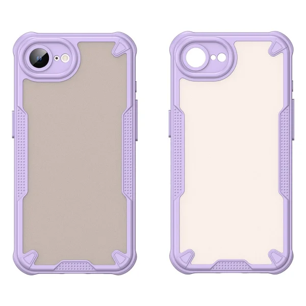Shockproof Frosted Case for iPhone 16e/17e, Purple 2