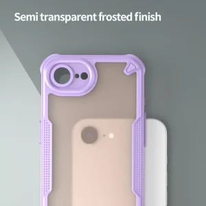 Shockproof Frosted Case for iPhone 16e/17e, Purple 3