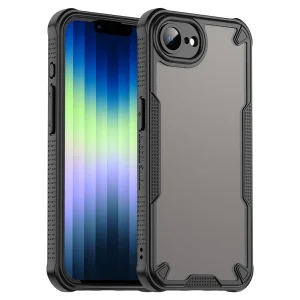 Удароустойчив калъф Frosted за iPhone 16e/17e, Черен