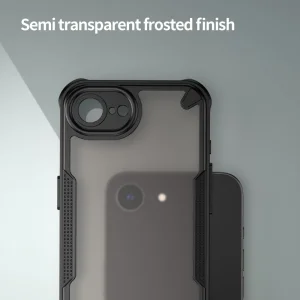 Shockproof case Frosted for iPhone 16e/17e, Black 3